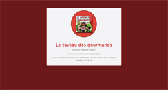 Desktop Screenshot of lecaveaudesgourmands.com